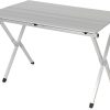 Aluminum Roll-Up Campsite Table with Carrying Bag - Ideal for Tailgating, Camping, The Beach, Parties and More - Lightweight Design and Rust Resistant (51896)