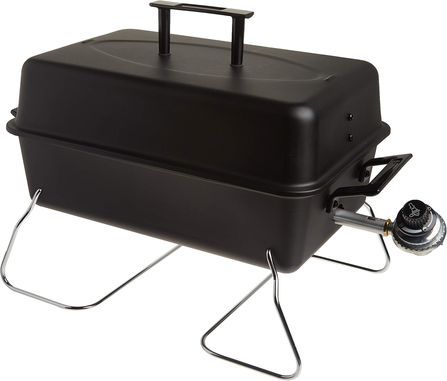 Portable Convective 1-Burner Stainless Steel Propane Gas Grill