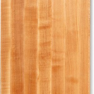 Series Rectangular Wooden Maple Cutting Board 18”x12” – 1.25” Thick, 8-lb Reversible Butcher Block with Eased Corners, Edge-Grain & Finger Grips – Made in the USA